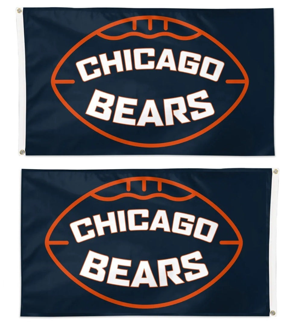 Chicago Bears 2 Sided 3x5 Football Flag heartlandflags