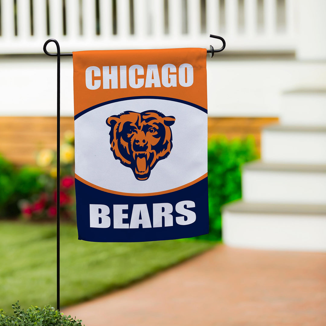 Chicago Bears 2 Sided NFL Garden Flag heartlandflags