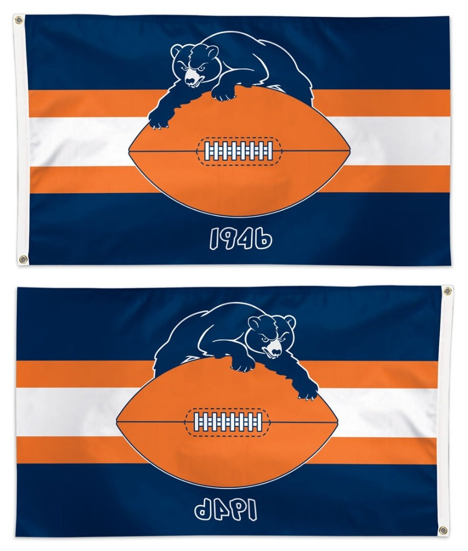 Chicago Bears 3x5 Flag 1946 Football Champions Retro heartlandflags