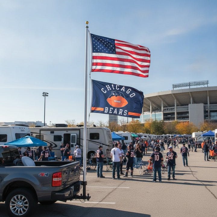 Chicago Bears Classic Logo 3x5 Flag heartlandflags