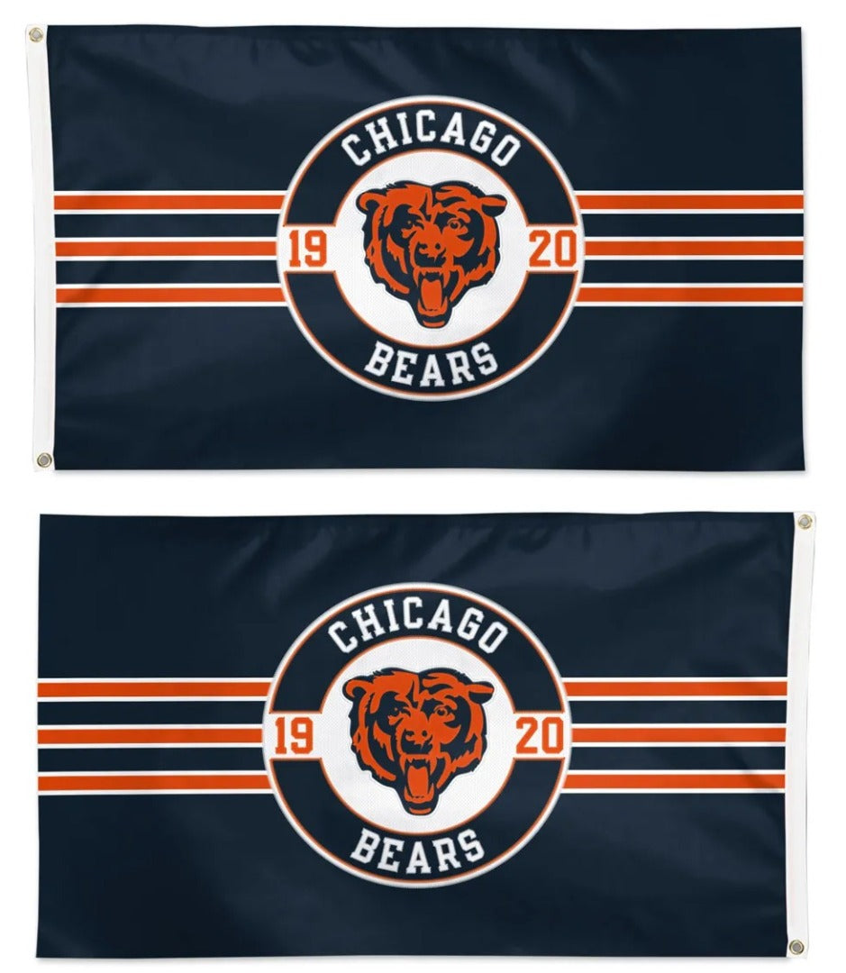 Chicago Bears Flag 2 Sided Applique 3x5 heartlandflags