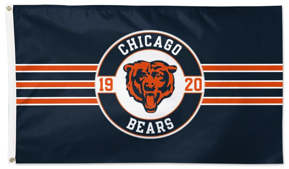 Chicago Bears Flag 2 Sided Applique 3x5 heartlandflags