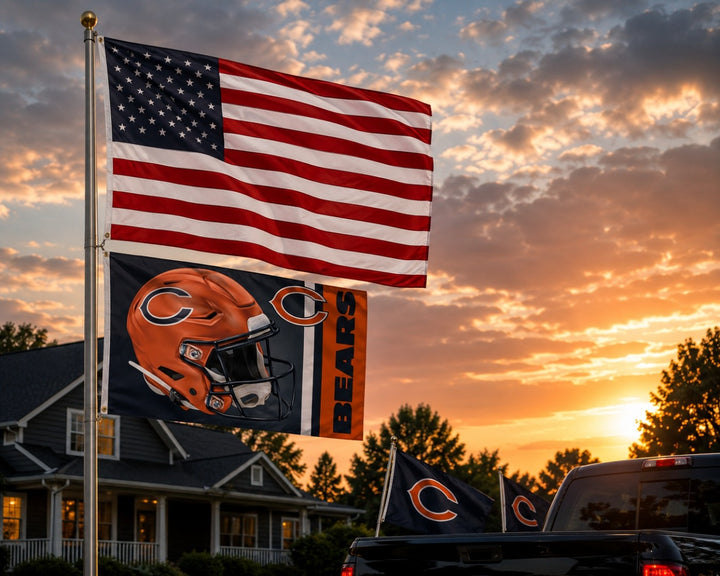 Chicago Bears Flag 3x5 Alternate Helmet