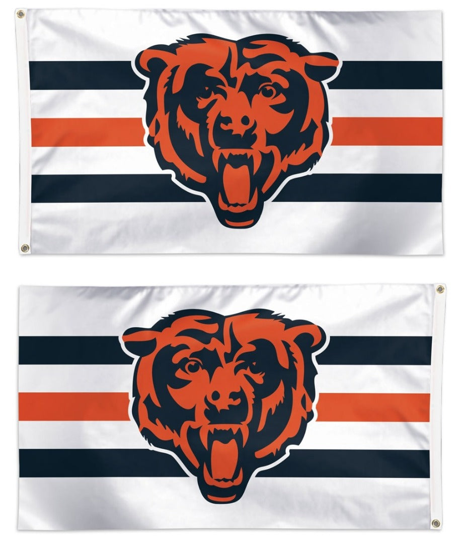 Chicago Bears Flag 3x5 Away Stripe heartlandflags