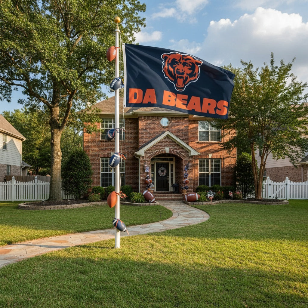 Chicago Bears Flag 3x5 DA BEARS heartlandflags