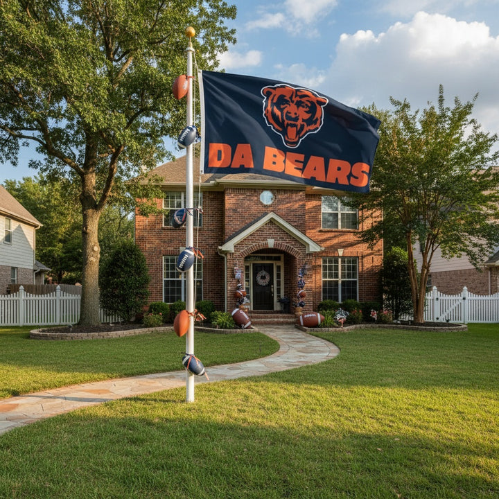 Chicago Bears Flag 3x5 DA BEARS heartlandflags