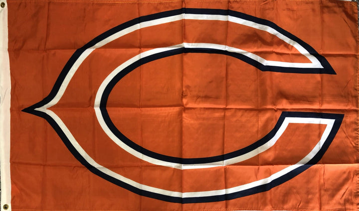 Chicago Bears Flag 3x5 Logo Orange heartlandflags