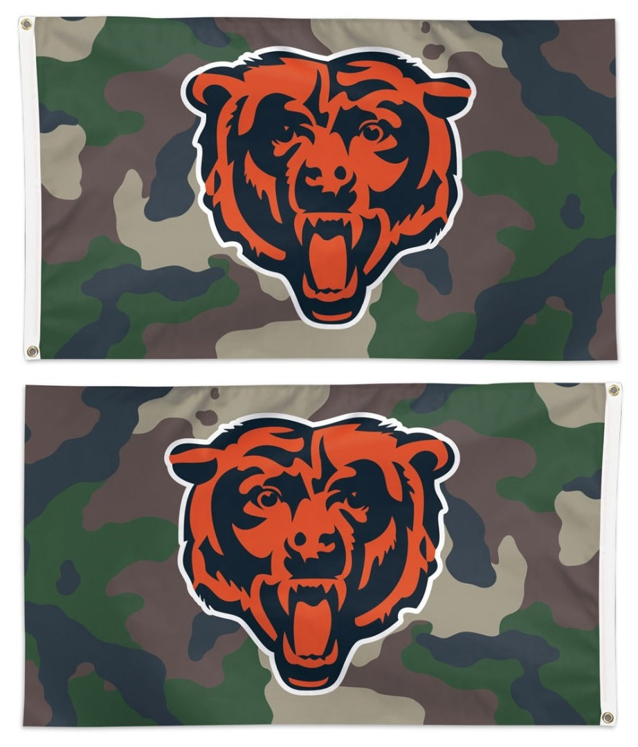 Chicago Bears Flag 3x5 Military Camo heartlandflags