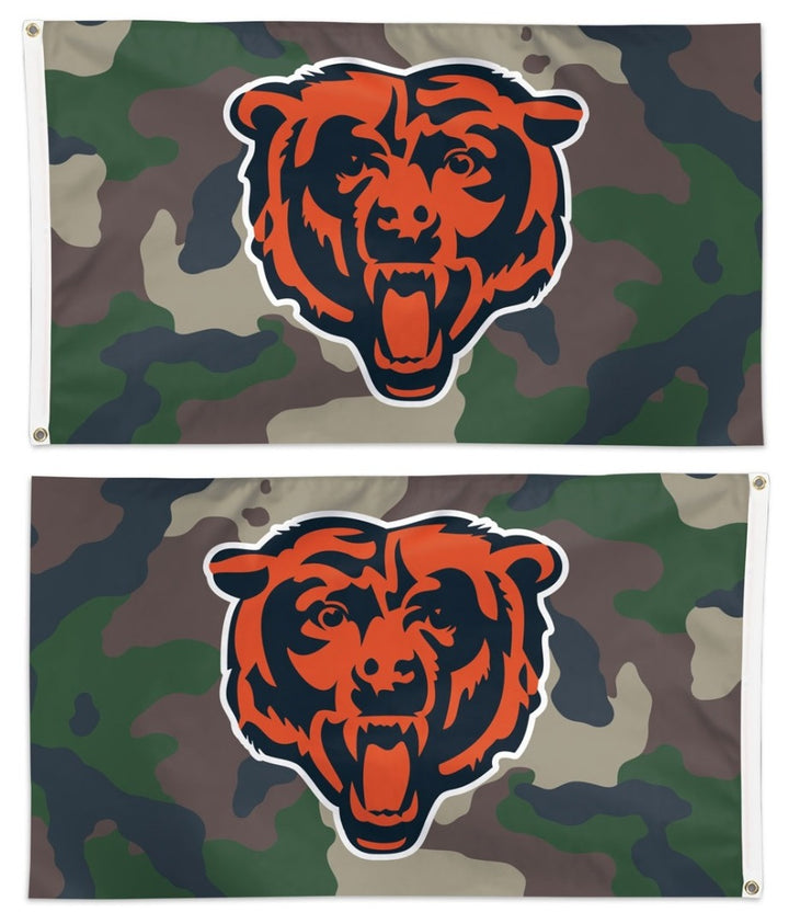 Chicago Bears Flag 3x5 Military Camo heartlandflags