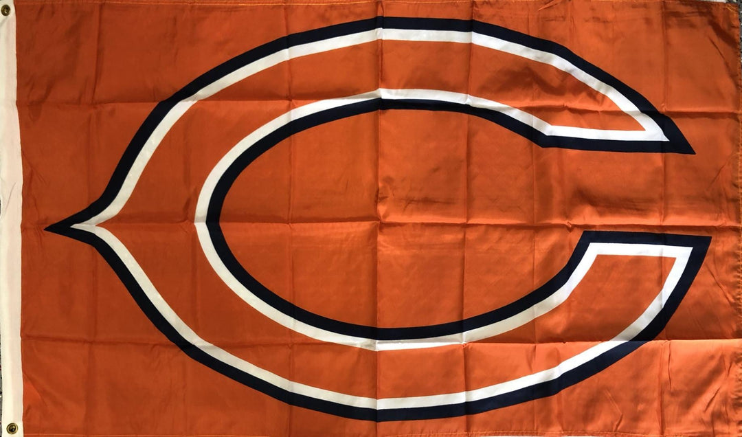 Chicago Bears Flag 4x6 Logo Orange heartlandflags