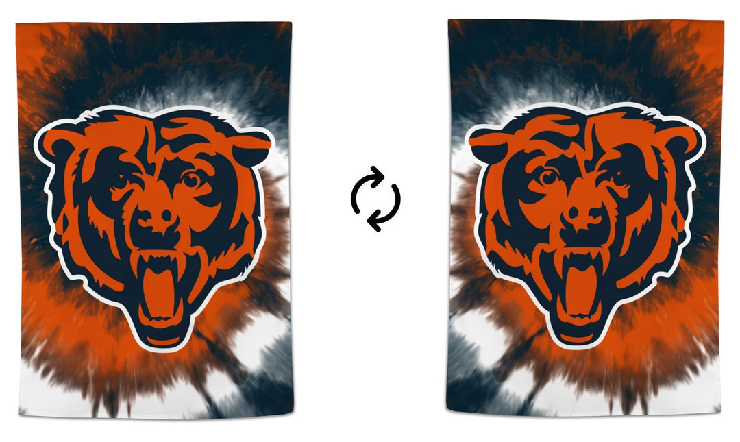 Chicago Bears Flag Tie Dye Logo House Banner heartlandflags