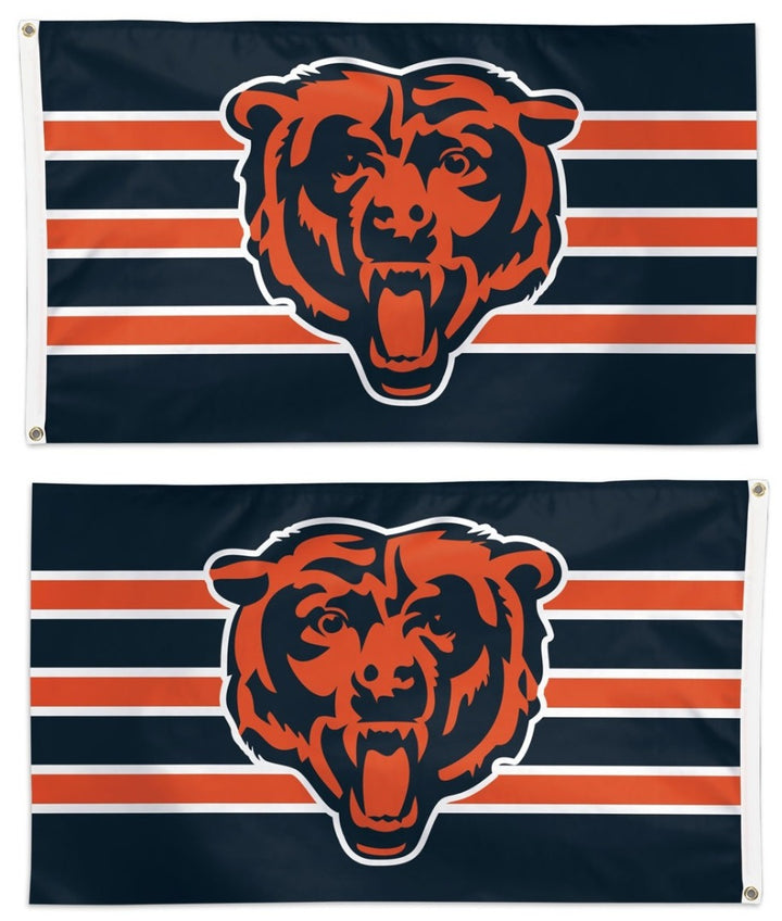 Chicago Bears Home Stripe 3x5 Flag heartlandflags