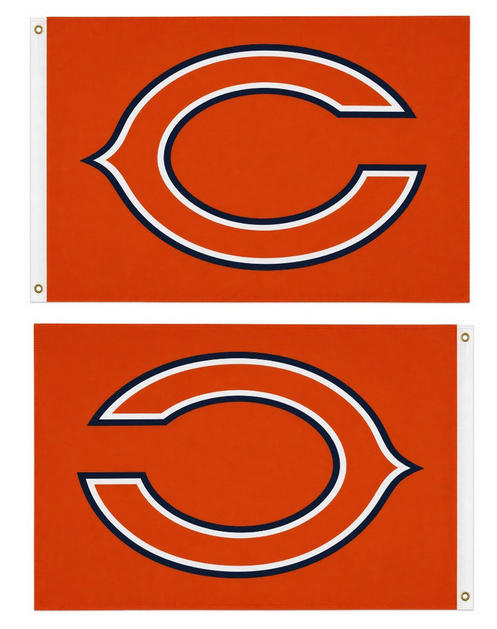 Chicago Bears Orange 3x5 Flag heartlandflags