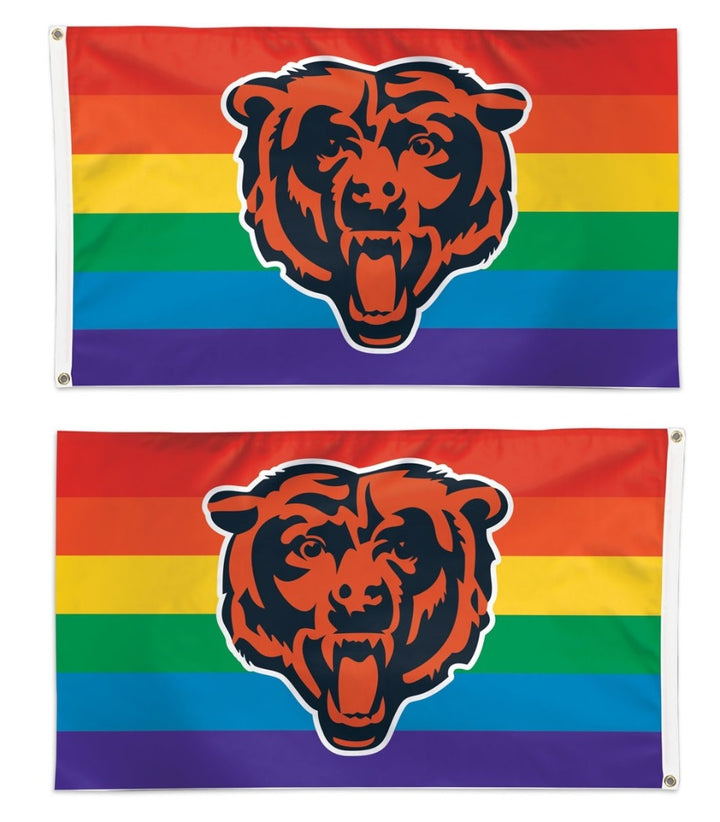 Chicago Bears Rainbow 3x5 Flag heartlandflags