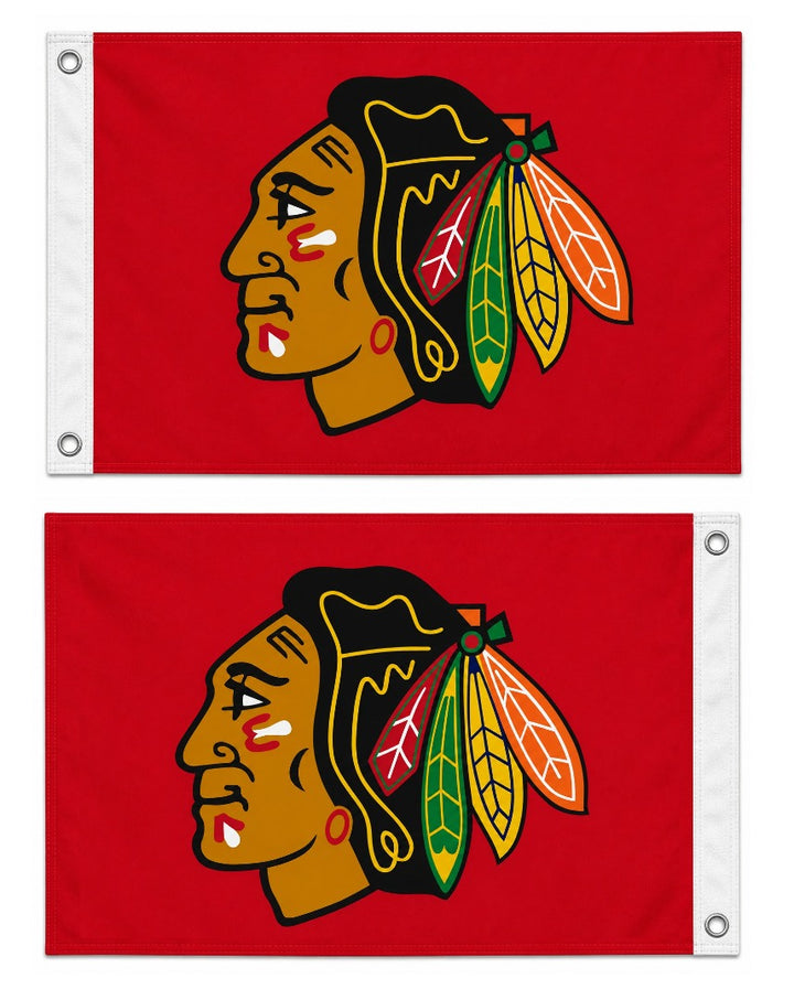 Chicago Blackhawks 2 Sided 2x3 Flag heartlandflags