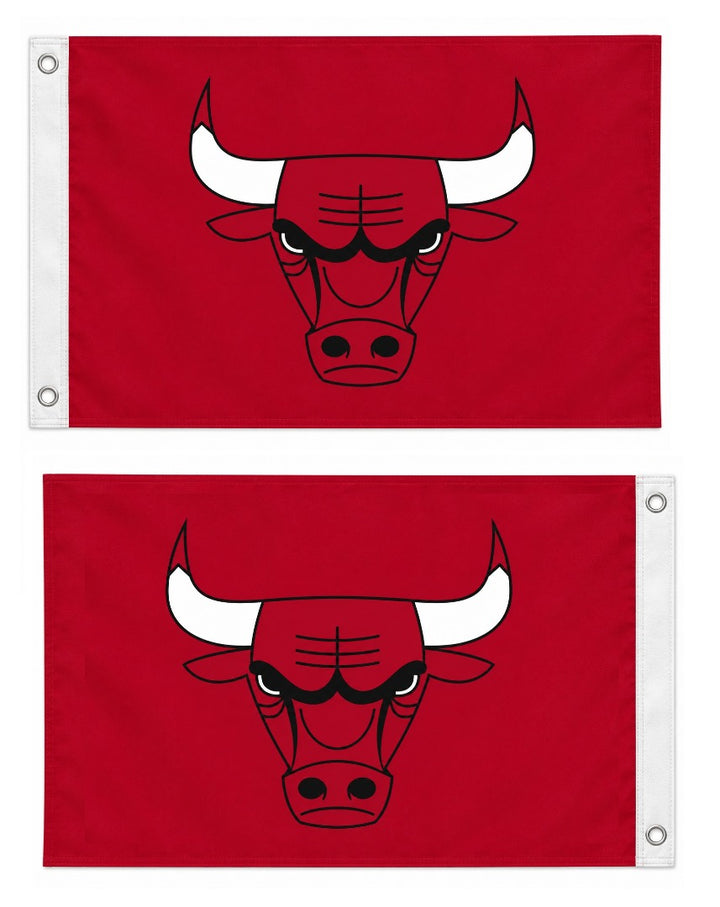 Chicago Bulls 2 Sided 2x3 Flag heartlandflags