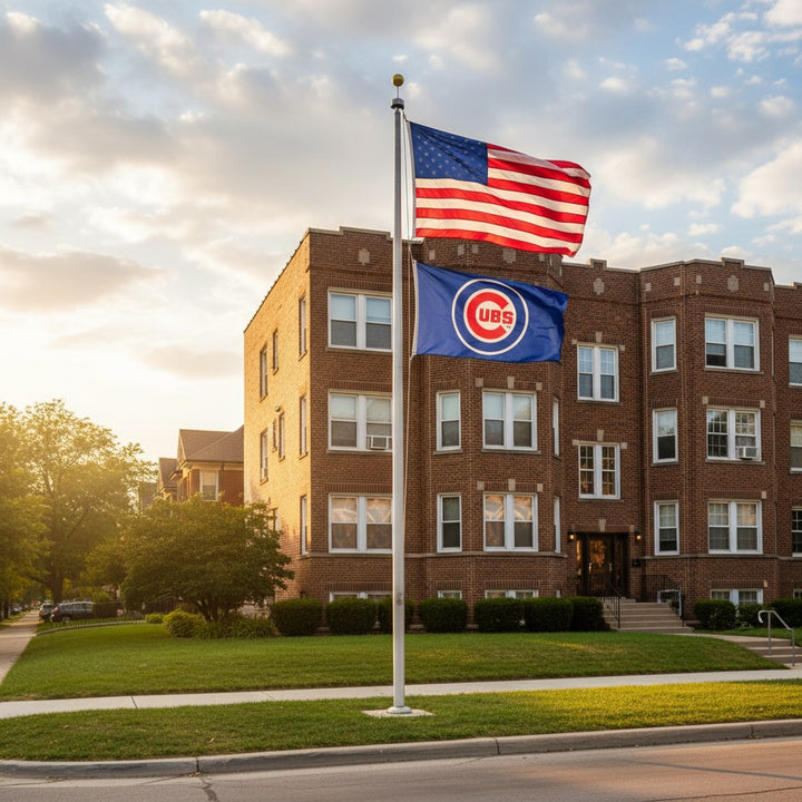 Chicago Cubs 2 Sided 2x3 Flag heartlandflags