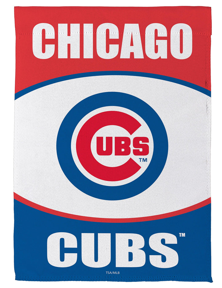 Chicago Cubs 2 Sided Garden Flag heartlandflags