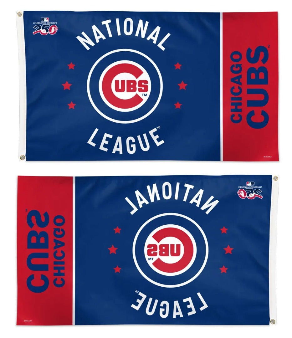 Chicago Cubs 3x5 Flag America 250 heartlandflags