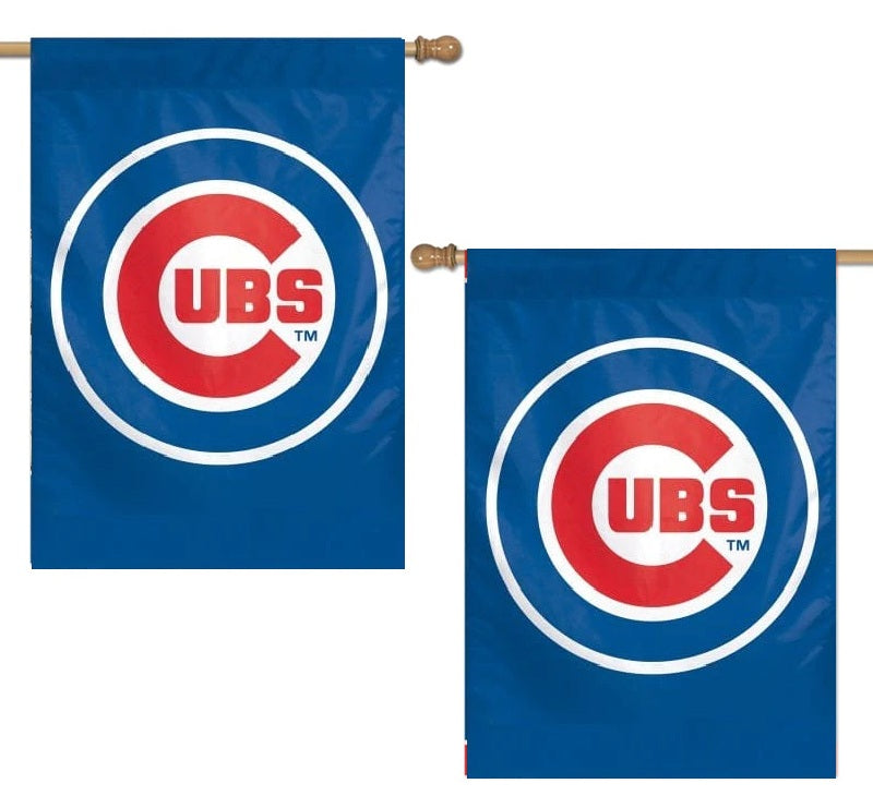 Chicago Cubs Banner 2 Sided Flag heartlandflags