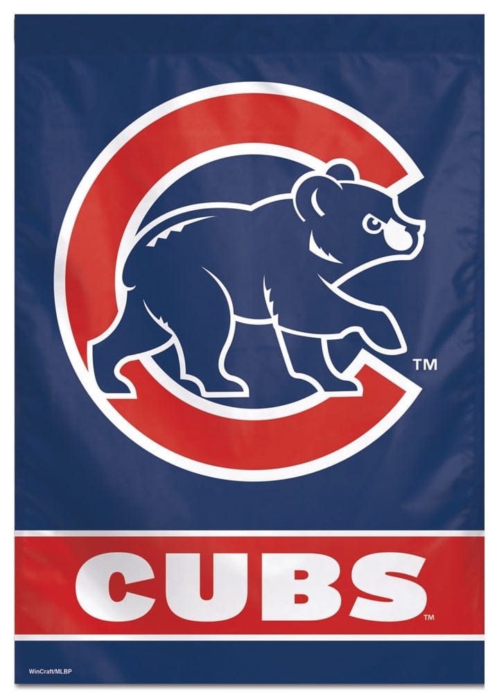 Chicago Cubs Banner Walking Cub Logo MLB