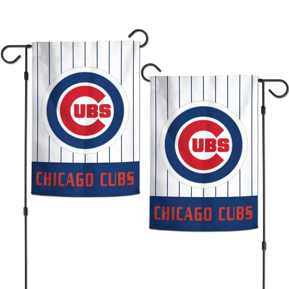 Chicago Cubs Embroidered 2 Sided Garden Flag heartlandflags