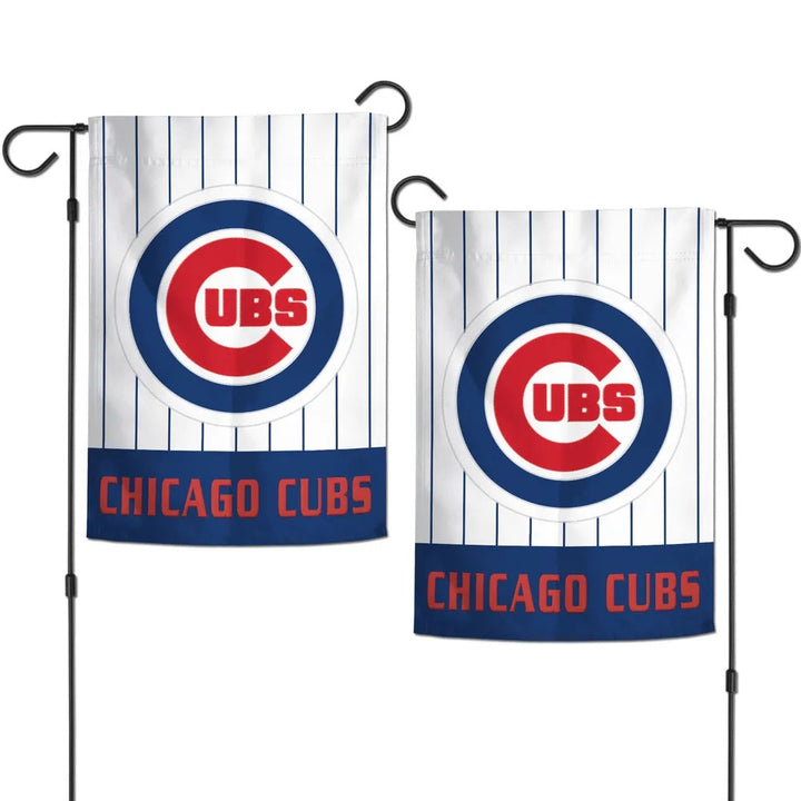Chicago Cubs Embroidered 2 Sided Garden Flag heartlandflags