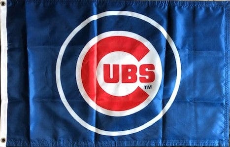 Chicago Cubs Flag 2x3 Logo 2 Sided heartlandflags