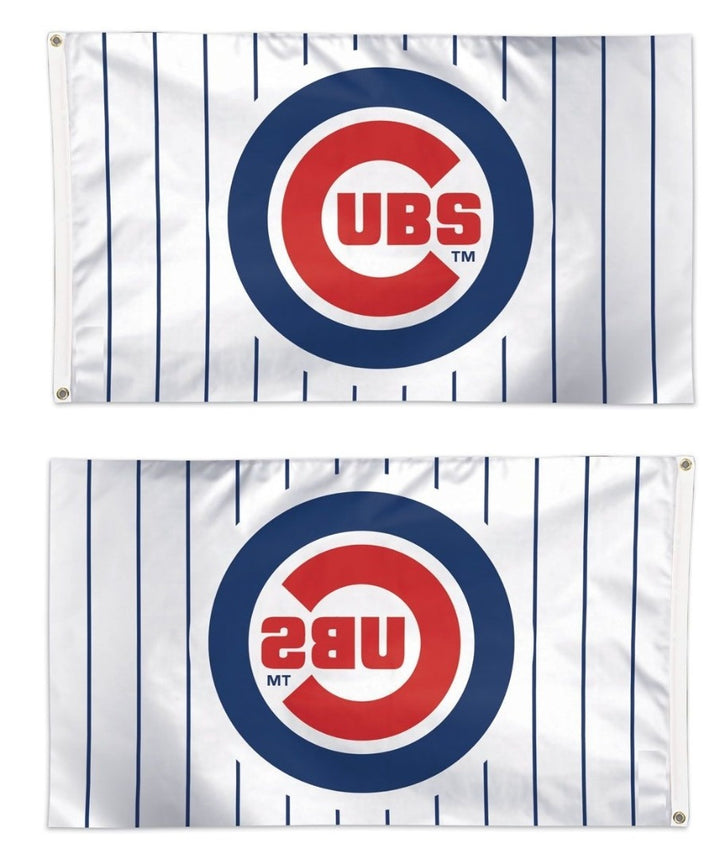 Chicago Cubs Flag 3x5 Pinstripe heartlandflags