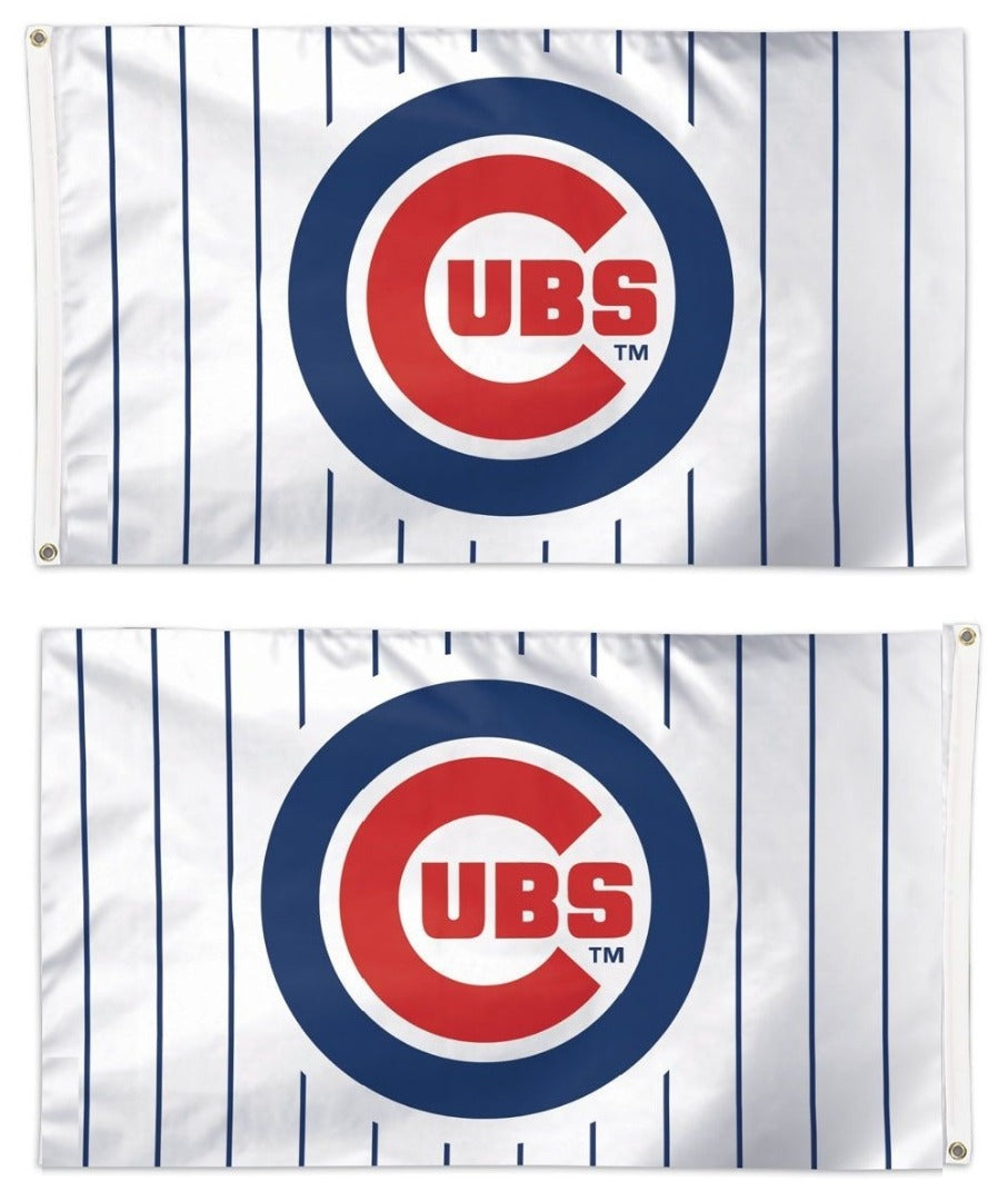 Chicago Cubs Flag 3x5 Pinstripe 2 Sided heartlandflags
