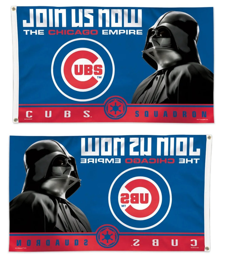Chicago Cubs Flag 3x5 Star Wars Cubs Squadron heartlandflags