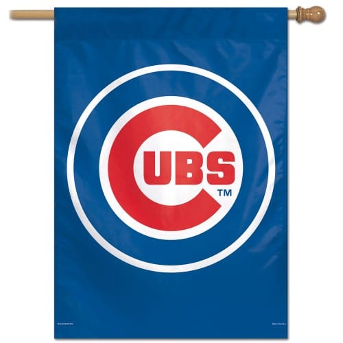 Chicago Cubs Flag Primary Logo House Banner heartlandflags