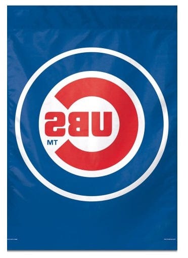 Chicago Cubs Flag Primary Logo House Banner heartlandflags