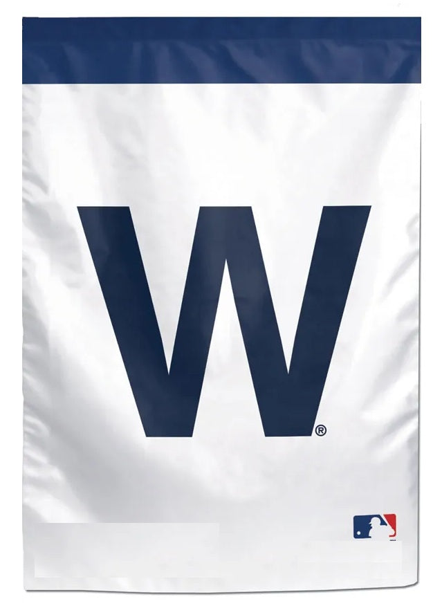 Chicago Cubs Garden Flag 2 Sided W Cubs Win heartlandflags