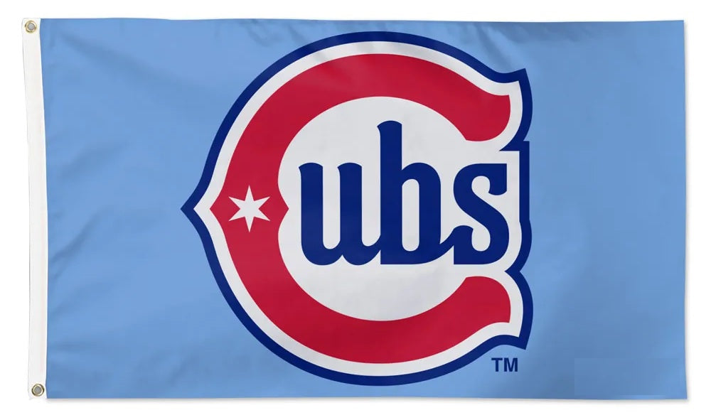 Chicago Cubs Vintage 2 Sided 3x5 Flag heartlandflags