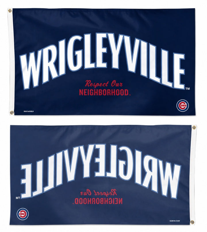 Chicago Cubs Wrigleyville 3x5 Flag heartlandflags