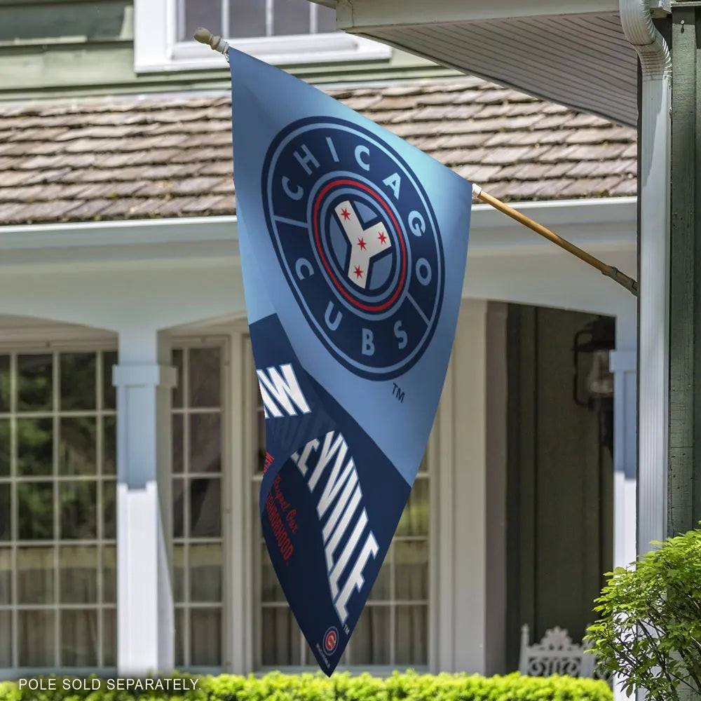 Chicago Cubs Wrigleyville Banner heartlandflags