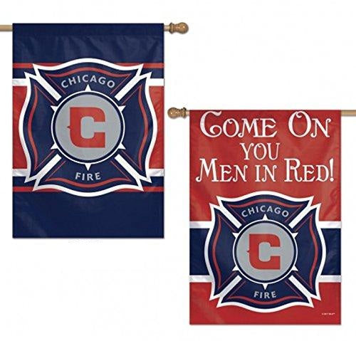 Chicago Fire 2 Sided Banner Throwback heartlandflags