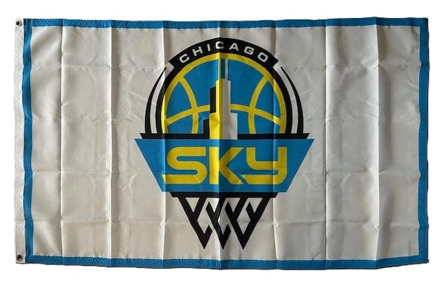 Chicago Sky Flag 3x5 Logo heartlandflags