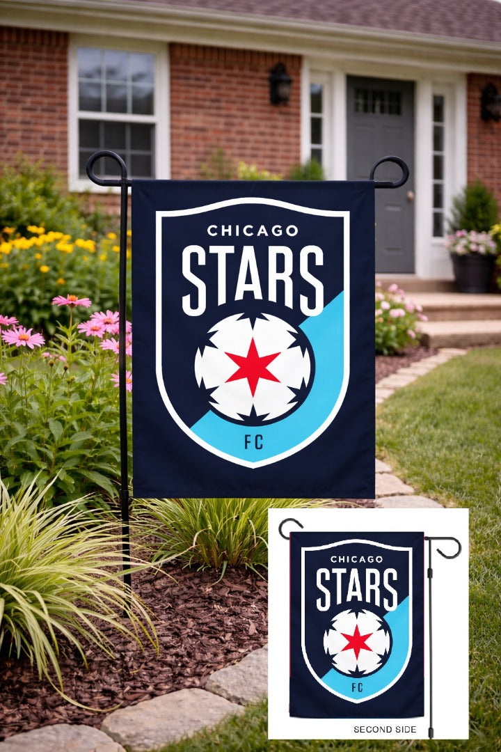 Chicago Stars 2 Sided Garden Flag heartlandflags