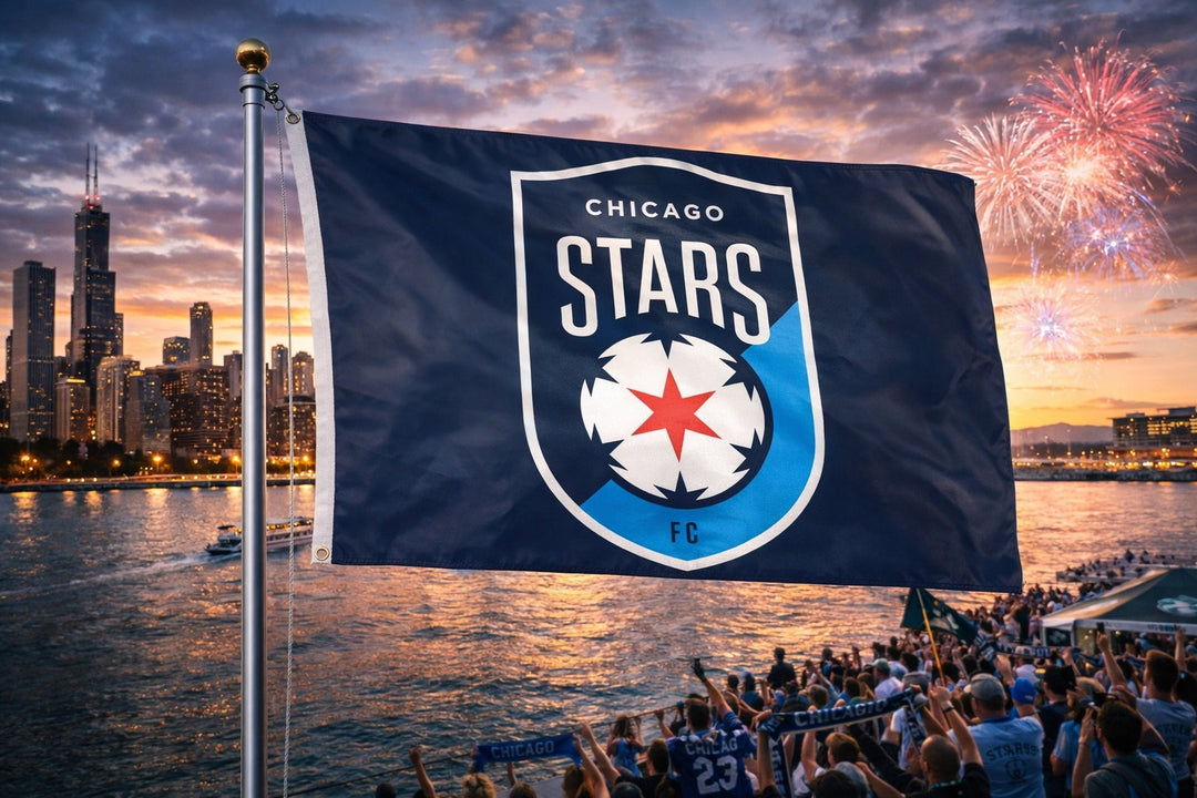 Chicago Stars FC 3x5 Flag heartlandflags