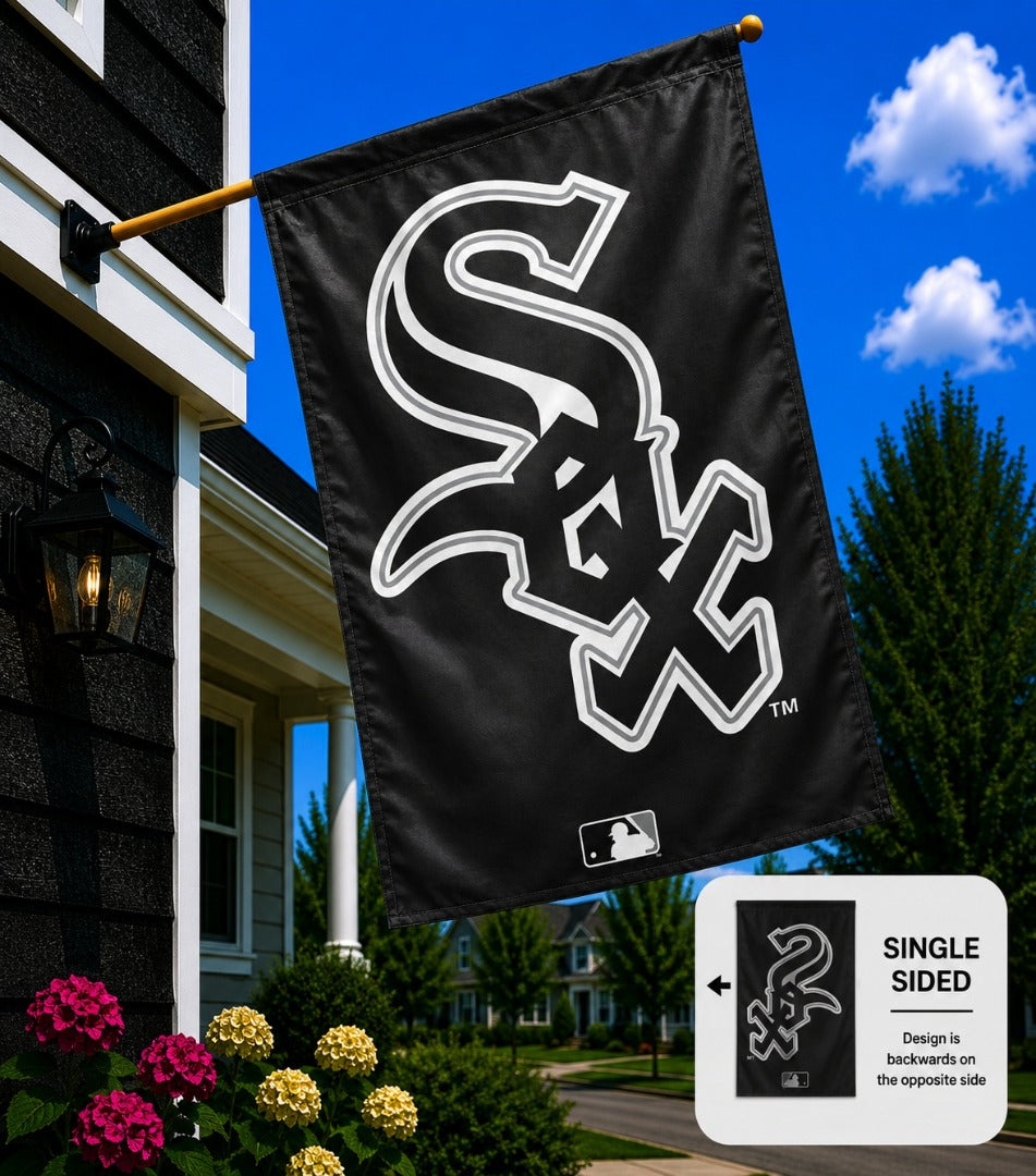 Chicago White Sox Banner Logo heartlandflags