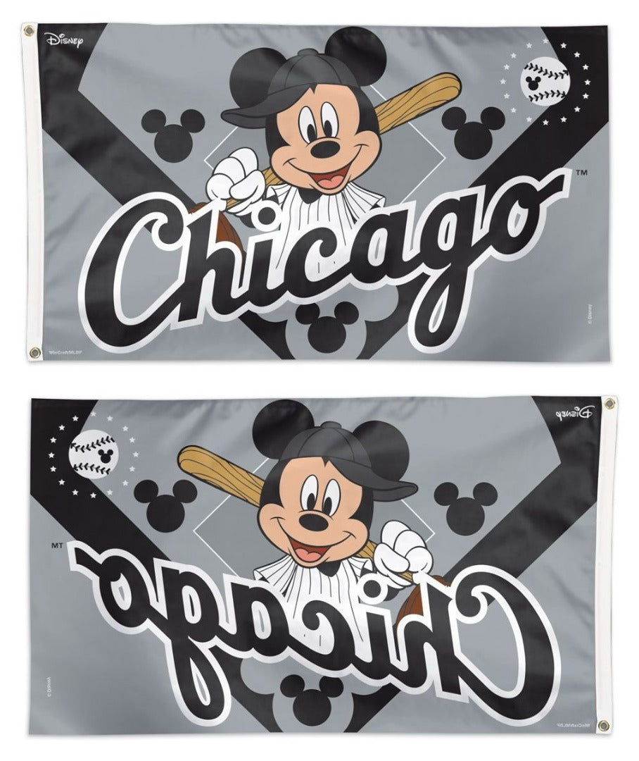 Chicago White Sox Flag 3x5 Mickey Mouse Baseball heartlandflags