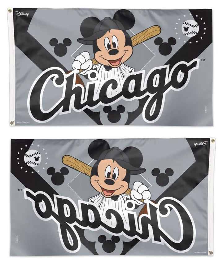 Chicago White Sox Flag 3x5 Mickey Mouse Baseball heartlandflags