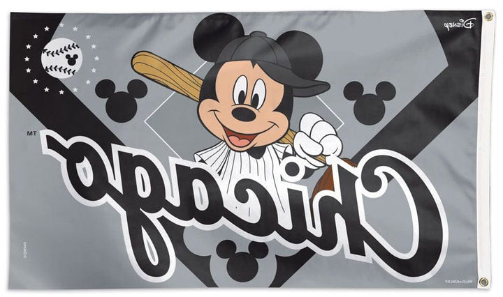 Chicago White Sox Flag 3x5 Mickey Mouse Baseball heartlandflags