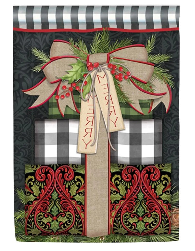 Christmas Pretty Presents Banner heartlandflags