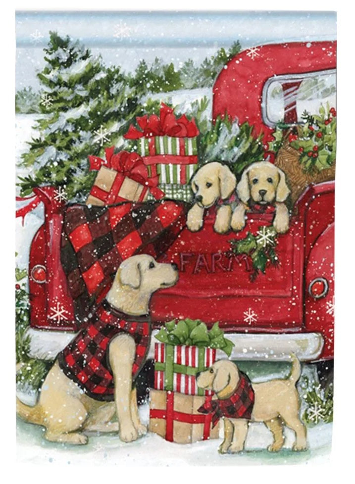 Christmas Puppies Banner heartlandflags