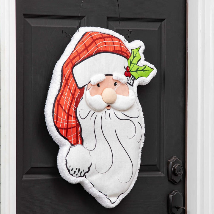 Christmas Santa Claus Estate Door Decoration Hanger heartlandflags