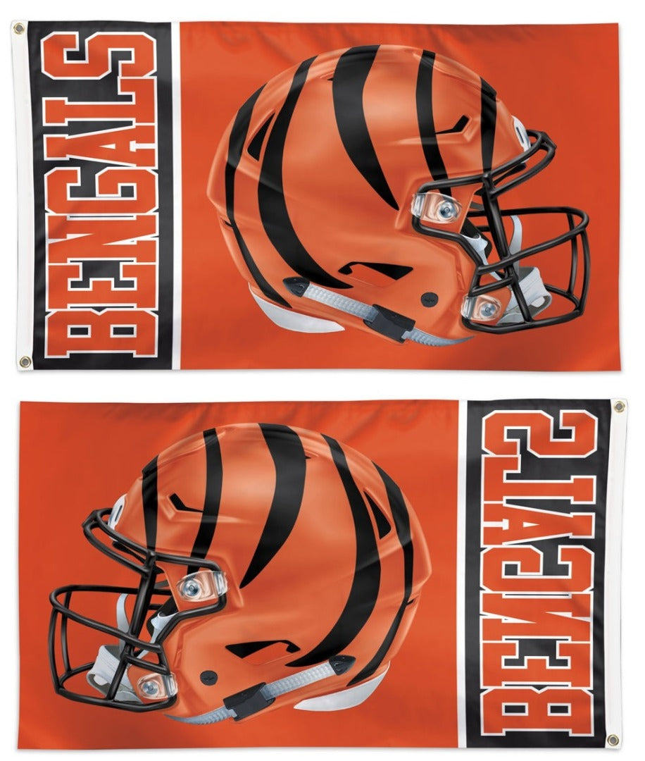 Cincinnati Bengals Flag 3x5 Helmet heartlandflags