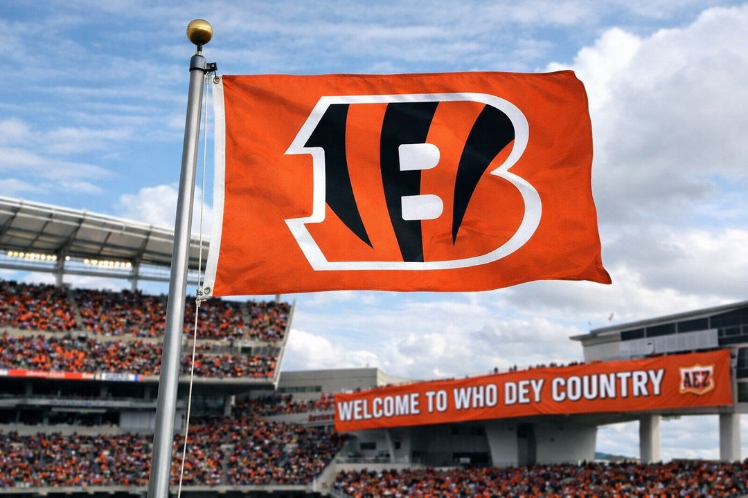 Cincinnati Bengals Flag 3x5 Orange heartlandflags